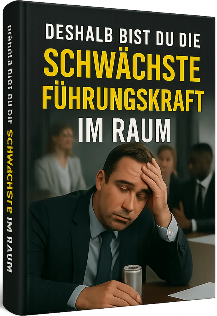 E-Book Cover: Deshalb bist du die schwächste Führungskraft im Raum